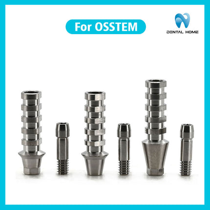Подходит для готового реставрационного продукта OSSTEM Временный абатмент Субстрат из титанового сплава Защитный колпачок для замены имплантата