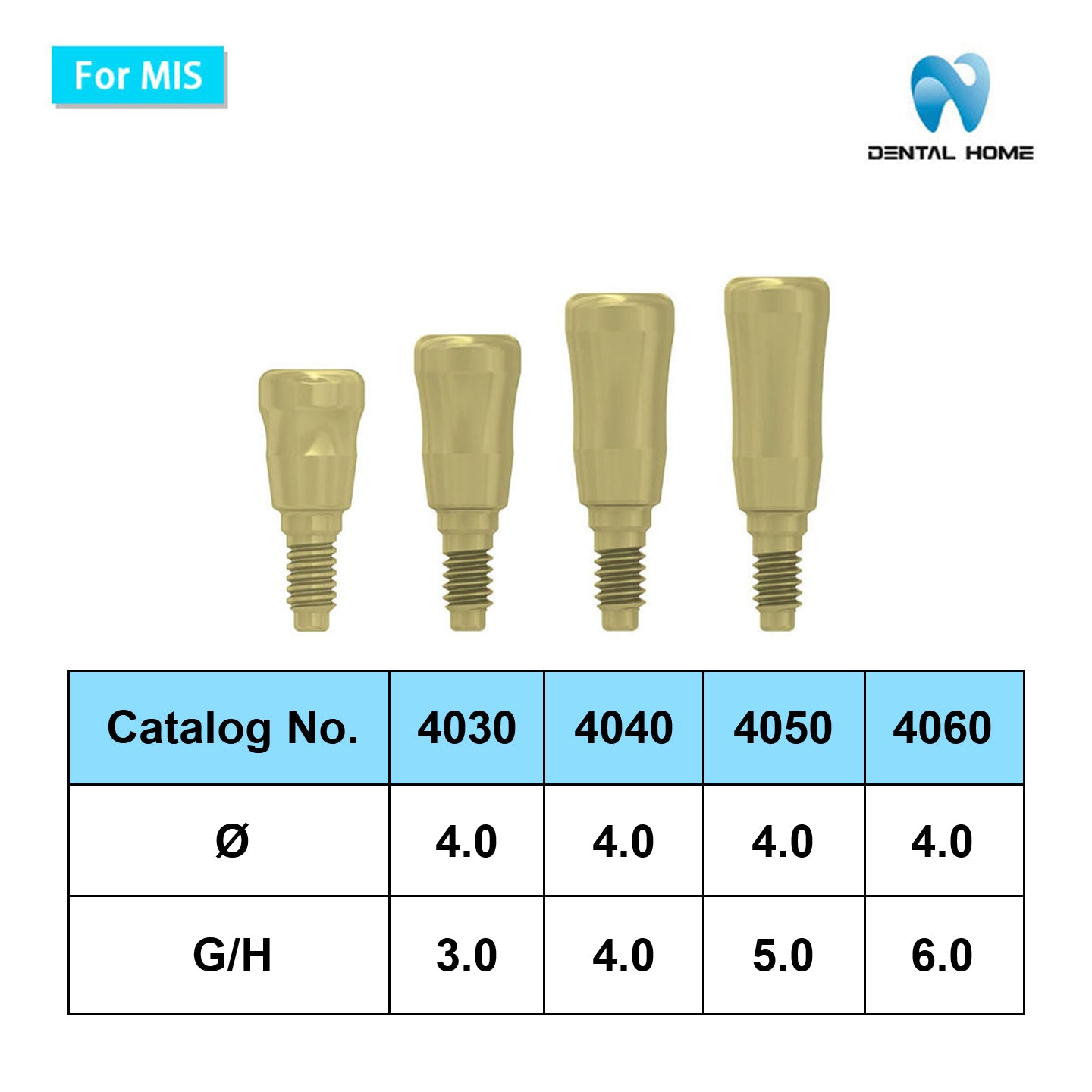 For MIS Healing Abutment