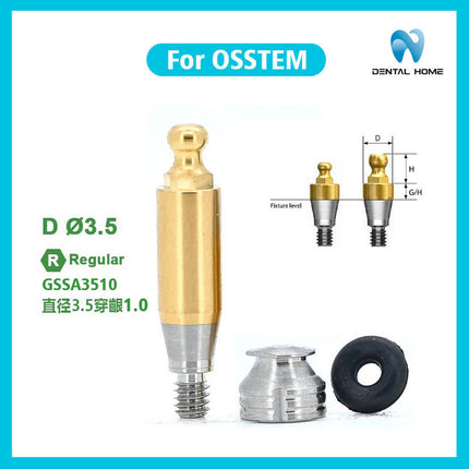 Подходит для металлических компонентов абатмента с шаровидным наконечником OSSTEM для замены дентальных имплантатов