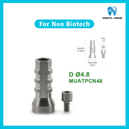 Подходит для сменного стержня для временного основания из композитного материала Neobiotech