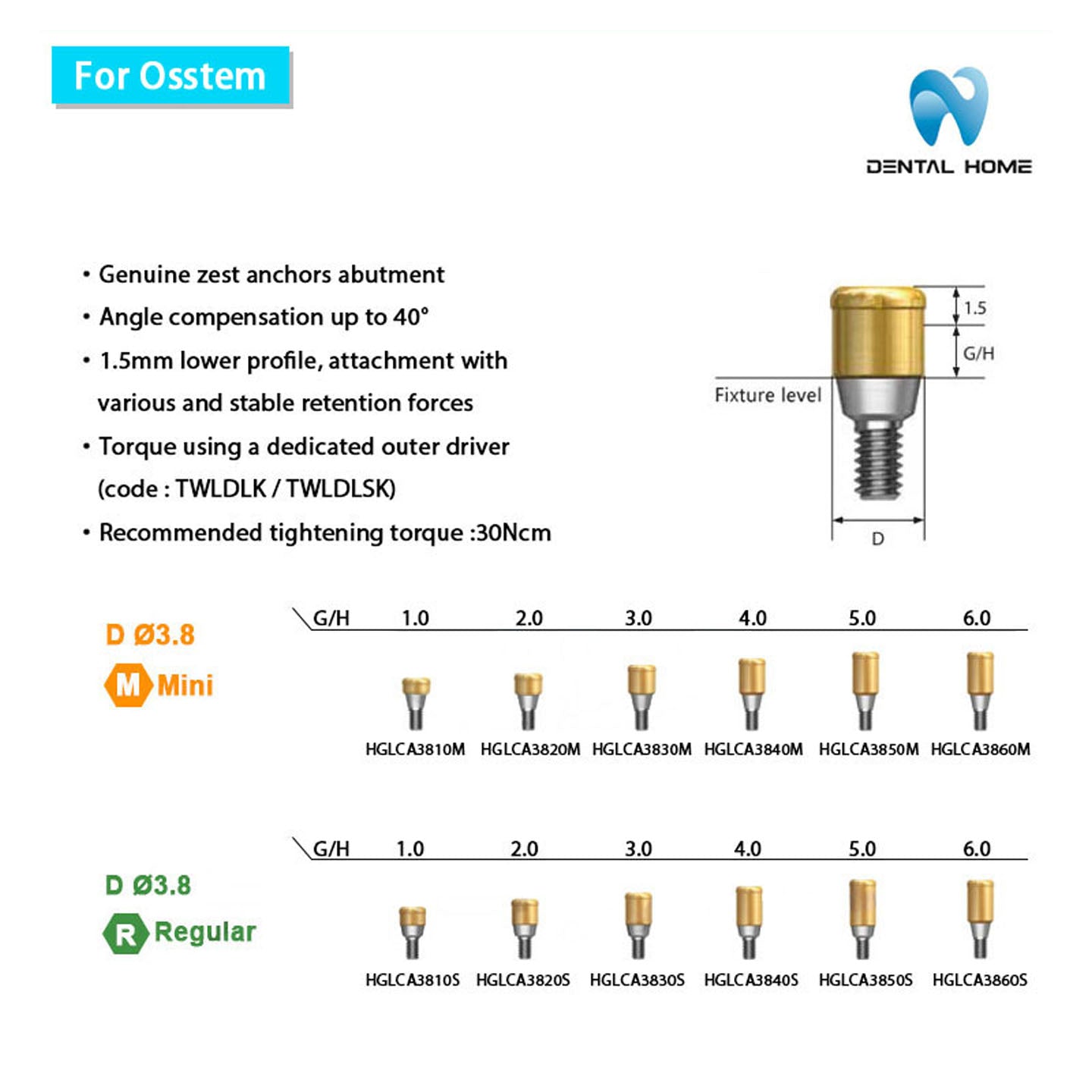 For Osstem Locator Abutment