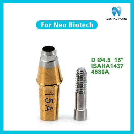 Подходит для готового углового абатмента Neobiotech, замена углового имплантата, титановая подложка