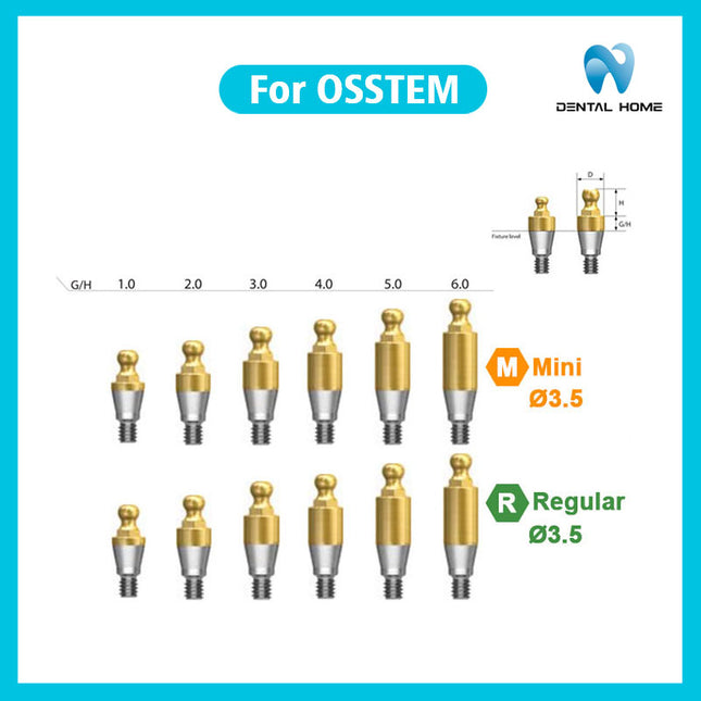 Suitable for Osstem Ball Attachment Abutment