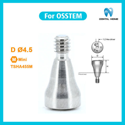 Подходит для абатмента OSSTEM Healing Abutment, сменного винта десны, защитного колпачка, переносного стержня, титановой колонны, титанового стержня