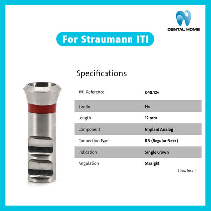 Подходит для одноразового стержня для переноса имплантатов Straumann ITl Dental Gesture Implant Substitution RN