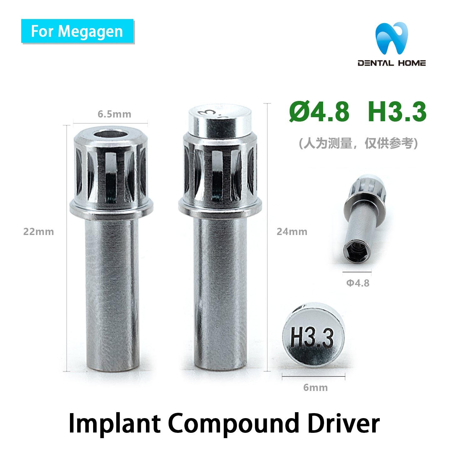 For Megagen Implant Driver / Ratchet Driver / Multi unit Hex Driver / BaLL Abutment Driver / Hand Driver / Lab hex driver / Locator Driver Locator