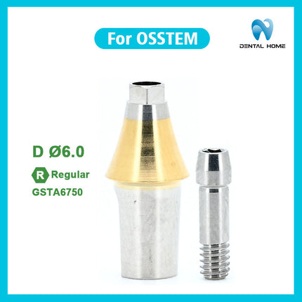 Подходит для готового прямого абатмента OSSTEM для реставрации одного зуба, сменного защитного колпачка с прямым углом