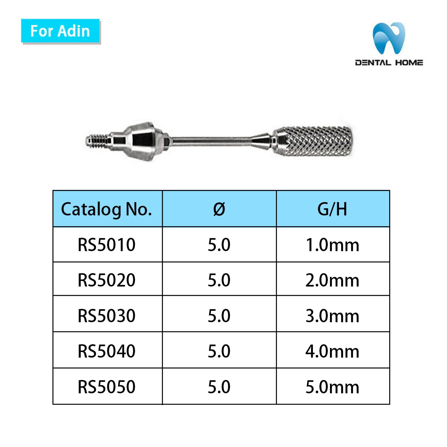 For Adin Multi unit Straight Abutment