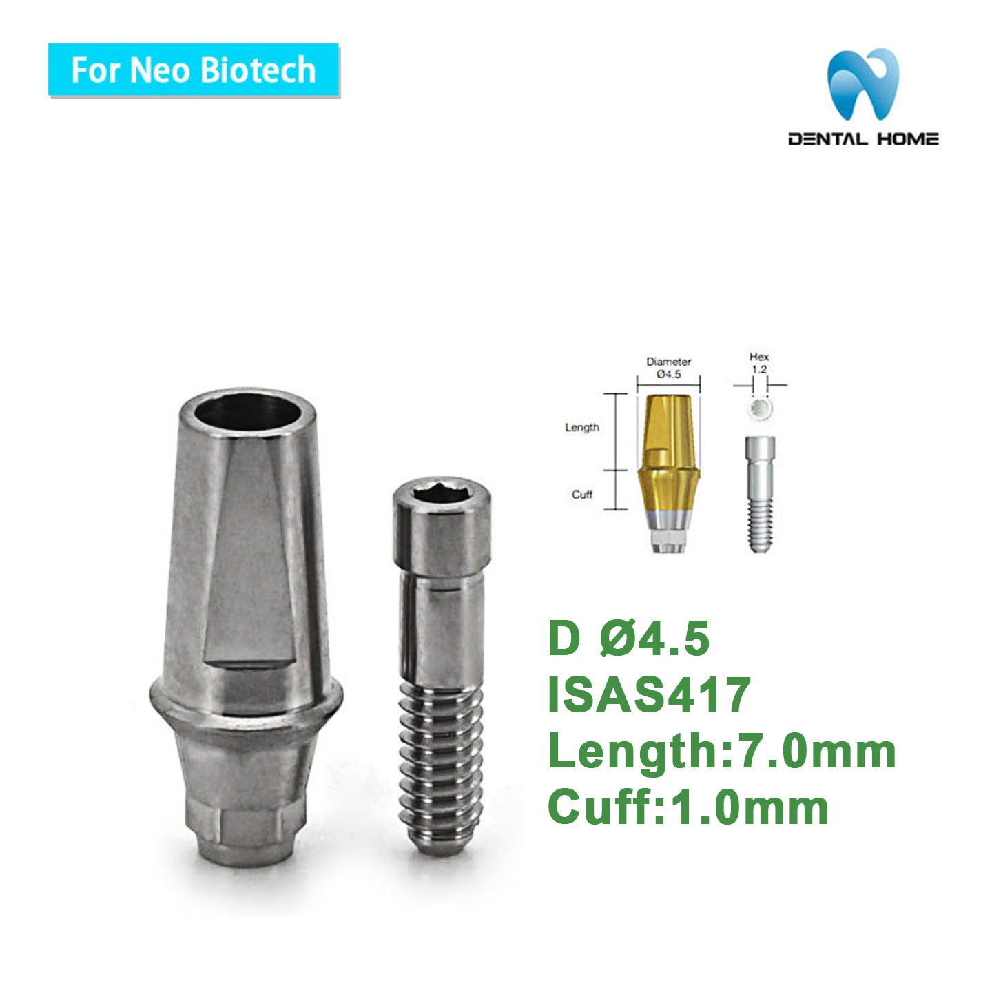 For Neobiotech Transfer Abutment