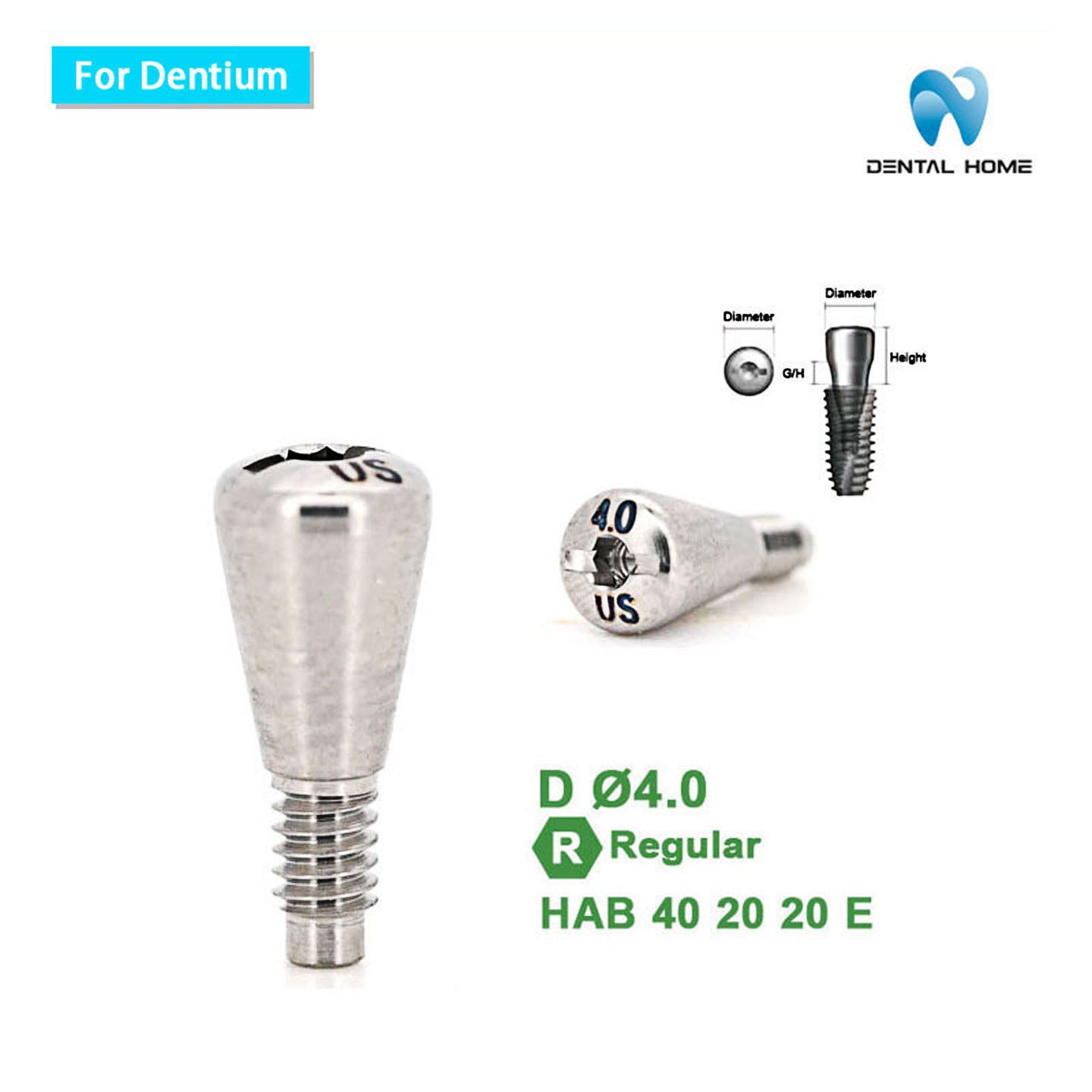 For Dentium Healing Abutment