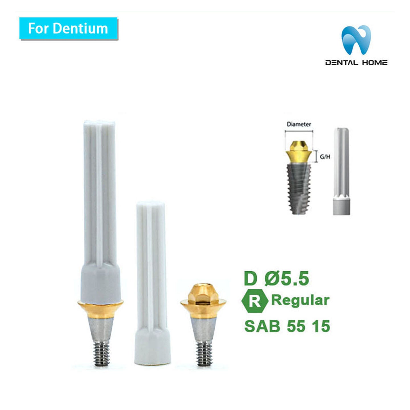 For Dentium Multi unit Straight Abutment