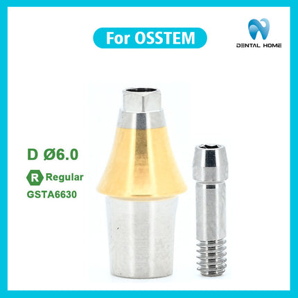 Подходит для готового прямого абатмента OSSTEM для реставрации одного зуба, сменного защитного колпачка с прямым углом
