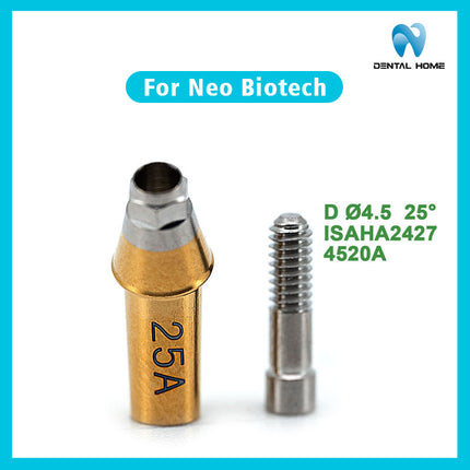 Подходит для готового углового абатмента Neobiotech, замена углового имплантата, титановая подложка