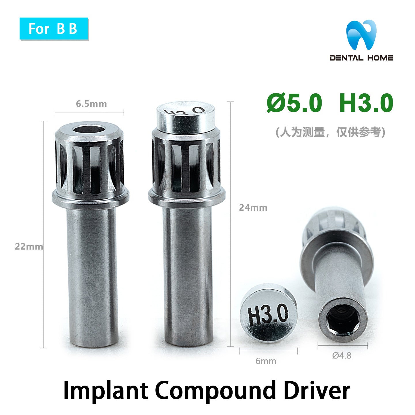 For B&B Implant Driver / Ratchet Driver / Multi unit Hex Driver / BaLL Abutment Driver / Hand Driver / Lab hex driver / Locator Driver Locator