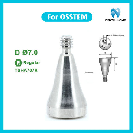 Подходит для абатмента OSSTEM Healing Abutment, сменного винта десны, защитного колпачка, переносного стержня, титановой колонны, титанового стержня
