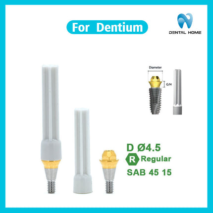 デンティウムコンポジット直角アバットメント交換ボディに適応可能即時荷重支持一時チタン合金ベーストランスファーロッド