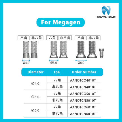 Suitable for Megagen Composite Temporary Base