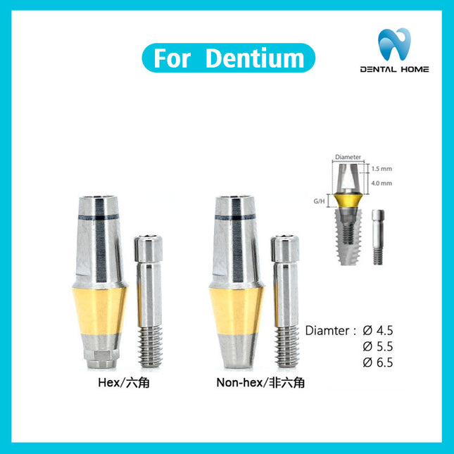 Suitable for Dentium 0° Pre-angled Abutment