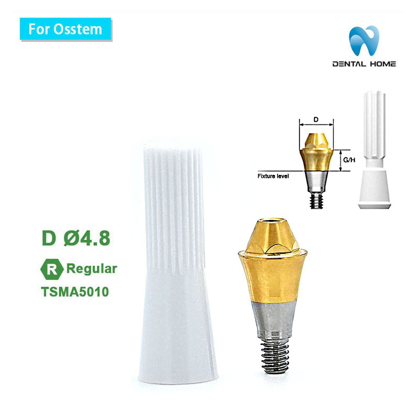 For Osstem Multi unit Straight Abutment