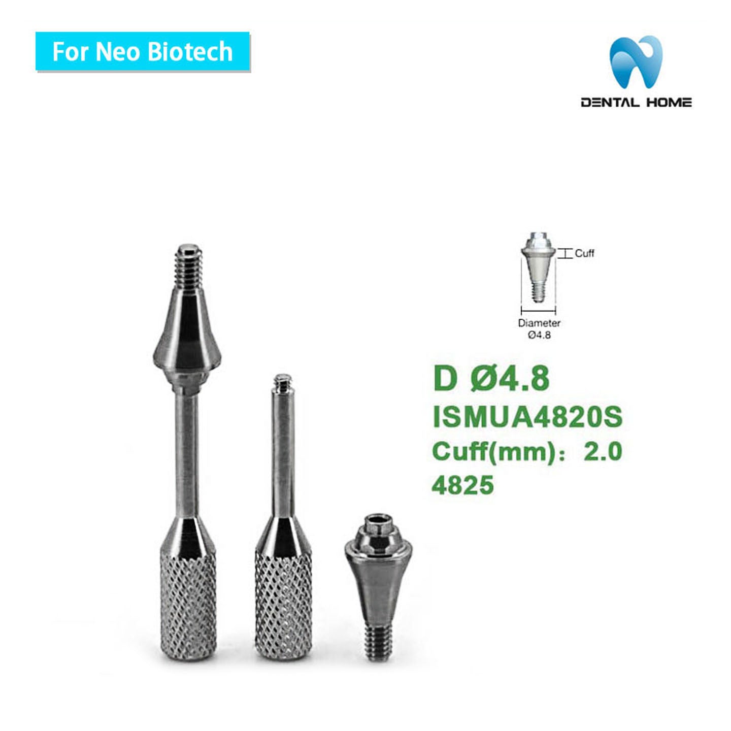 For Neobiotech Multi unit Straight Abutment
