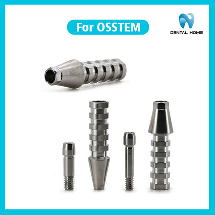 Подходит для готового реставрационного продукта OSSTEM Временный абатмент Субстрат из титанового сплава Защитный колпачок для замены имплантата