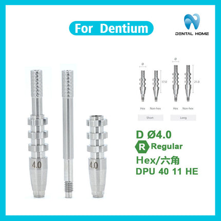 Подходит для сменного защитного колпачка для открытого переноса стержня Dentium, титанового стержня колонны