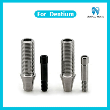 Подходит для реставрации зубов. Временный абатмент. Титановое основание. Штифт для переноса дентальных имплантатов.