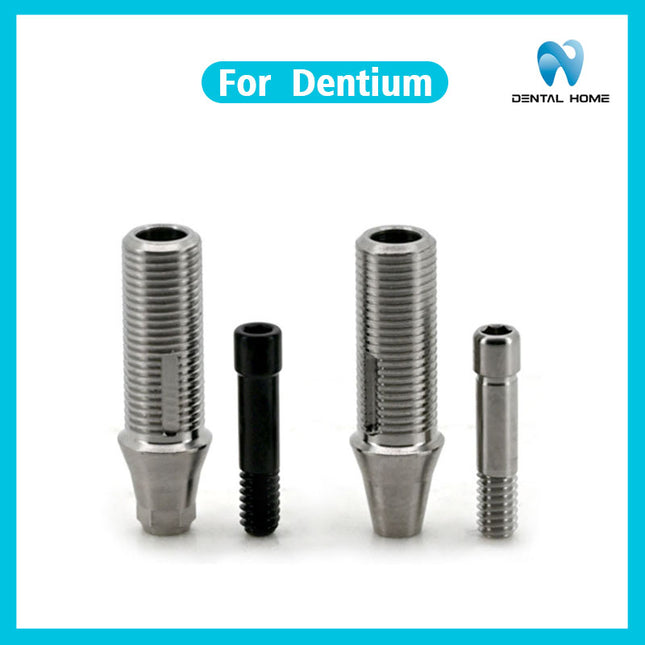 Подходит для реставрации зубов. Временный абатмент. Титановое основание. Штифт для переноса дентальных имплантатов.
