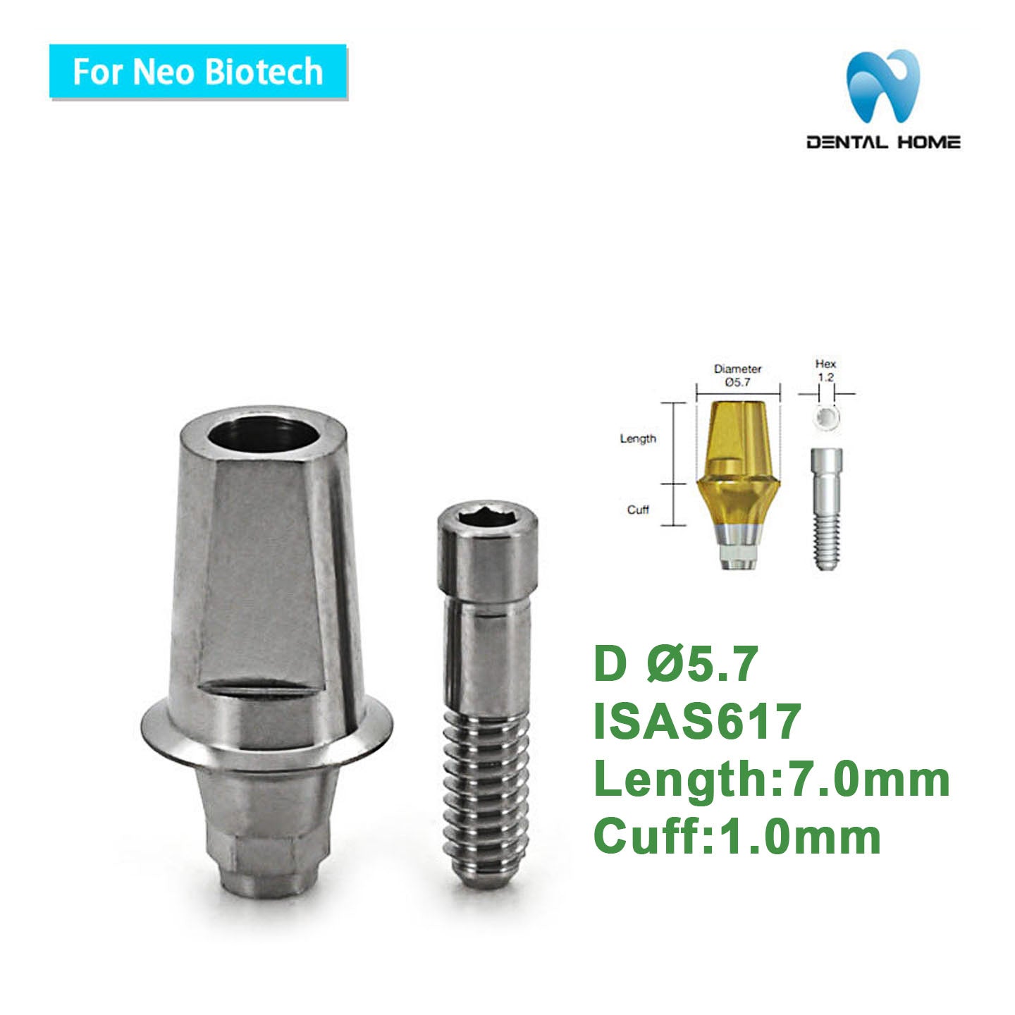 For Neobiotech Transfer Abutment