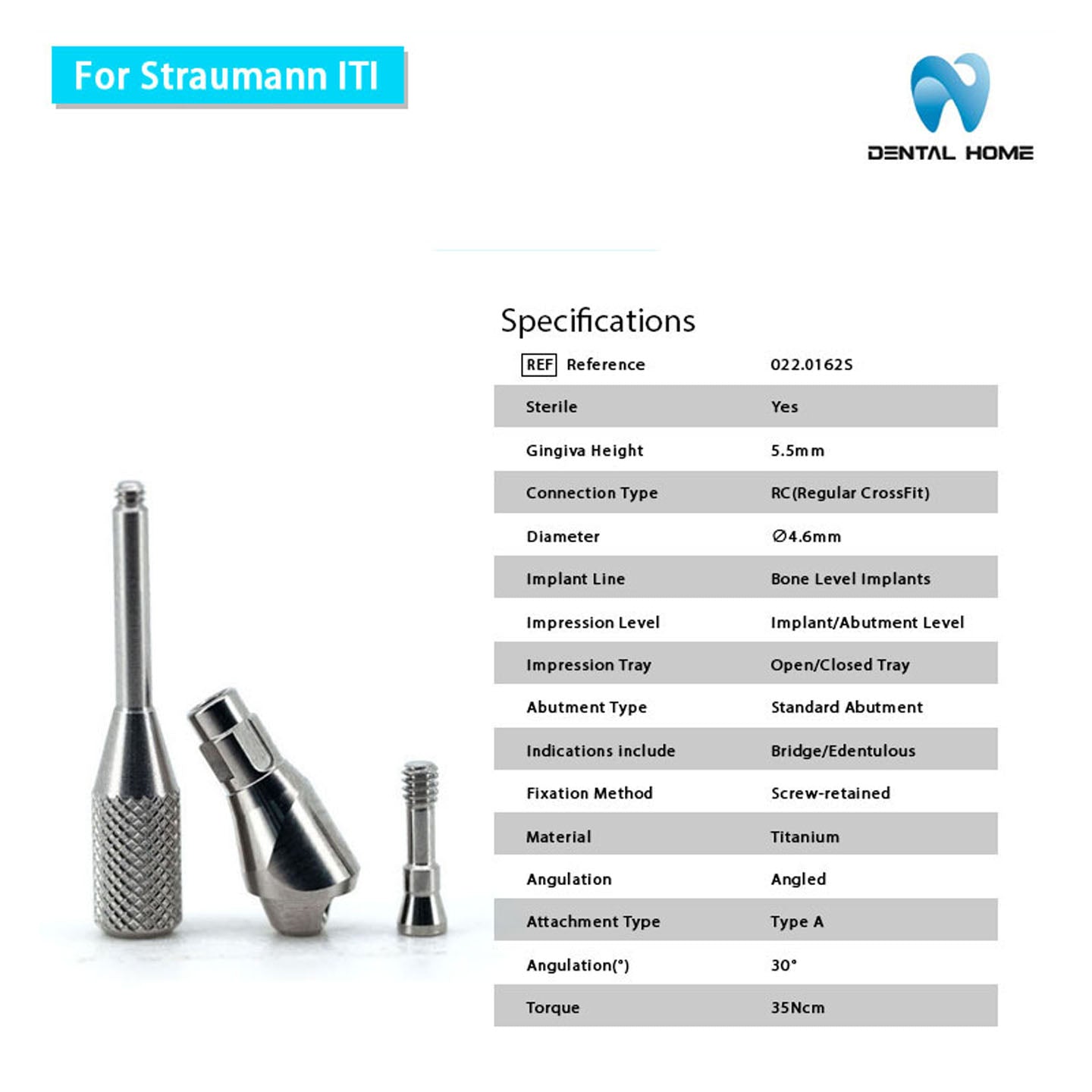 For Straumann ITl Multi unit Angled Abutment S-Type