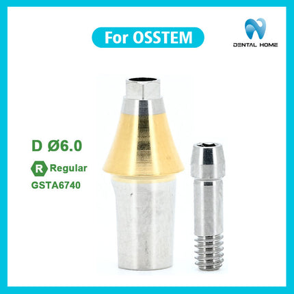 Подходит для готового прямого абатмента OSSTEM для реставрации одного зуба, сменного защитного колпачка с прямым углом