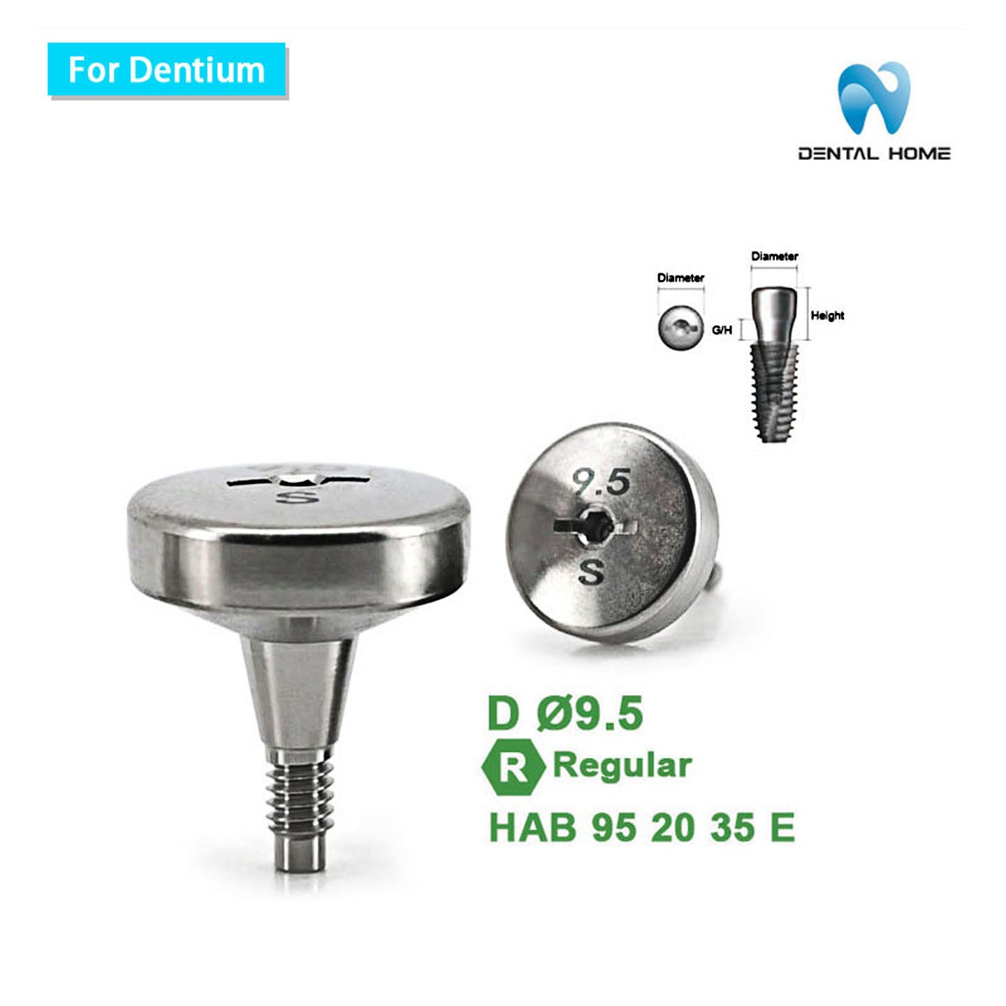 For Dentium Healing Abutment