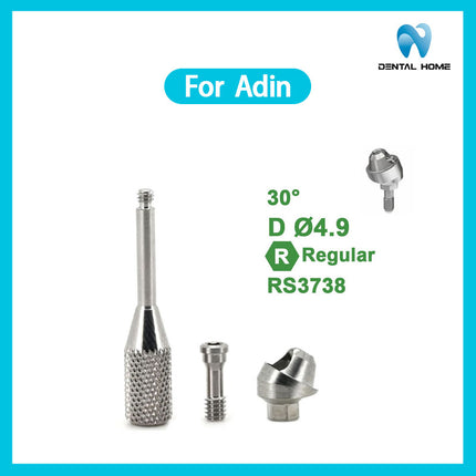 Подходит для замены угловых абатментов Adin Composite 17° и 30°