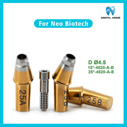 Подходит для готового углового абатмента Neobiotech, замена углового имплантата, титановая подложка