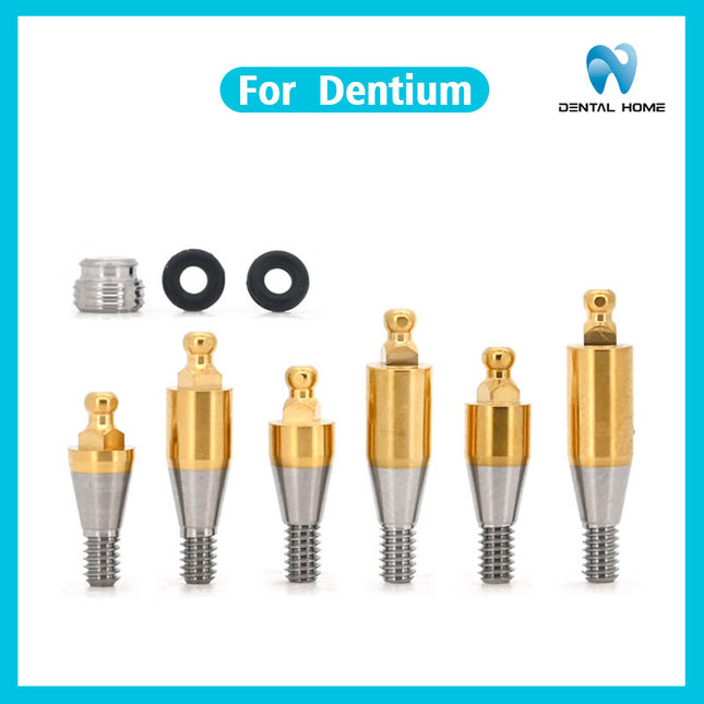 デンティウムボールキャップアバットメント歯科インプラント代替品、チタン製ボールキャップアバットメントトランスファーロッドに適しています