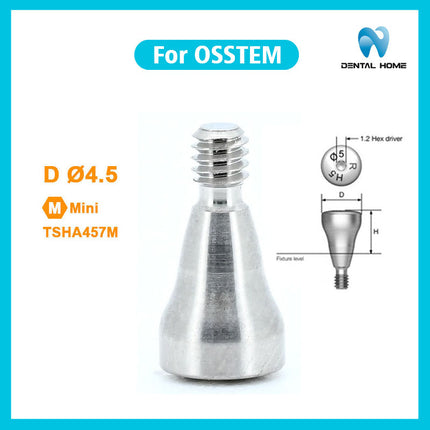 Подходит для абатмента OSSTEM Healing Abutment, сменного винта десны, защитного колпачка, переносного стержня, титановой колонны, титанового стержня
