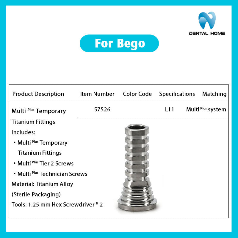 For Bego Multi unit Temporary cylinder