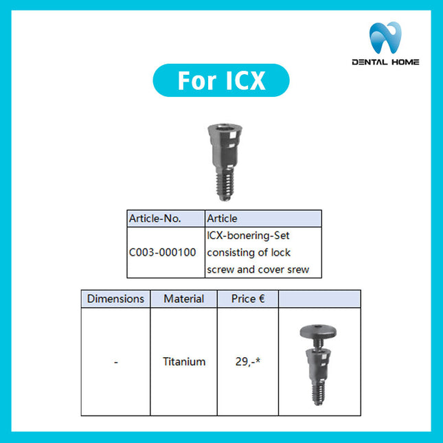Suitable for ICX enclosed screw cover plate screws