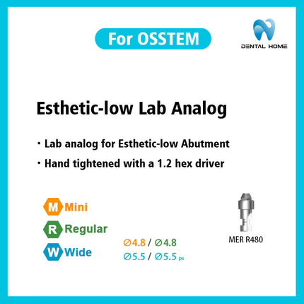 Подходит для замены зубных имплантатов Osstem Composite, винтовых заживляющих приспособлений