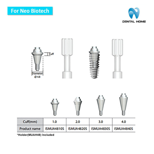 For Neobiotech Multi unit Straight Abutment