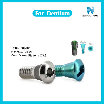 Подходит для имплантации закрытого винта Dentium, сменного винта, субстрата из титанового сплава, стержня для переноса слепков
