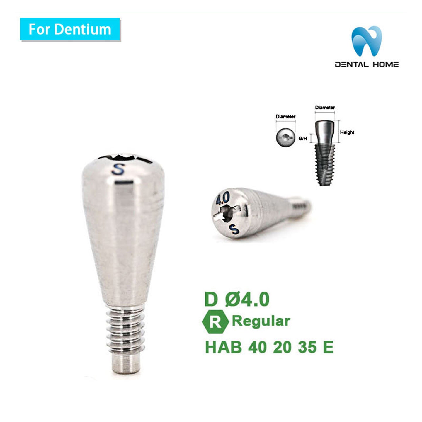 For Dentium Healing Abutment