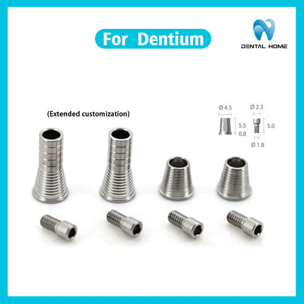 Подходит для немедленного ремонта временных стержней-трансферов из титанового сплава для замены имплантатов с композитным основанием Dentium