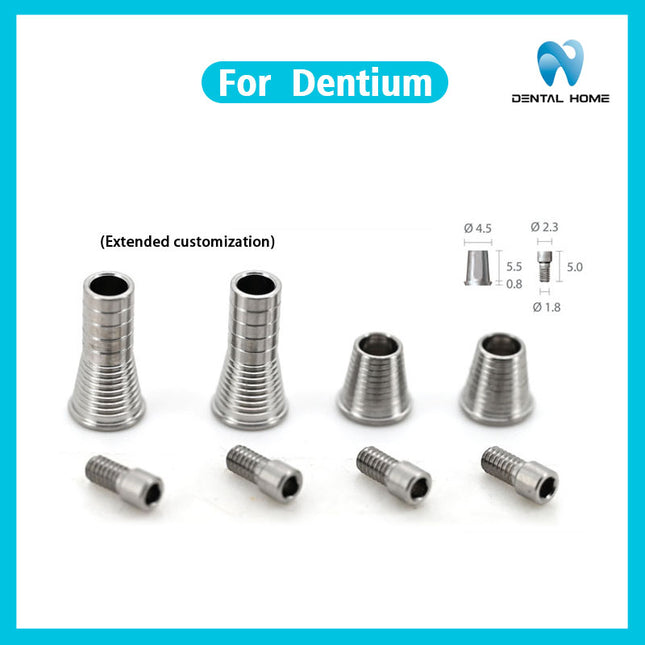 Подходит для немедленного ремонта временных стержней-трансферов из титанового сплава для замены имплантатов с композитным основанием Dentium
