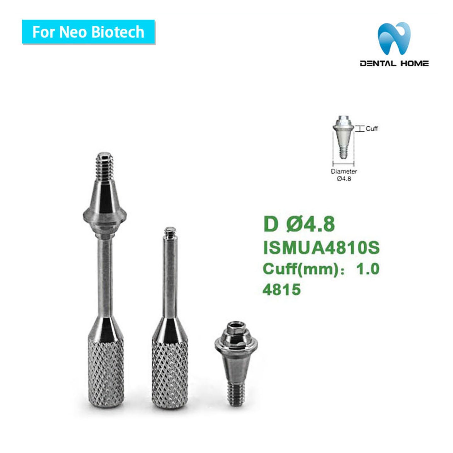 For Neobiotech Multi unit Straight Abutment