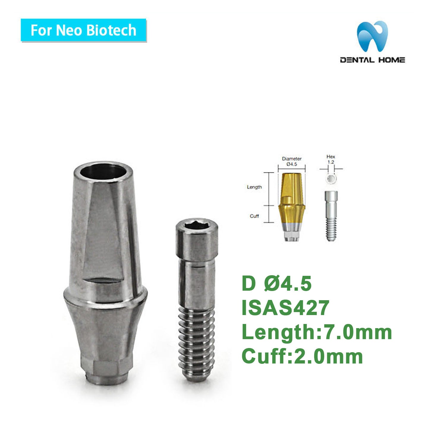 For Neobiotech Transfer Abutment