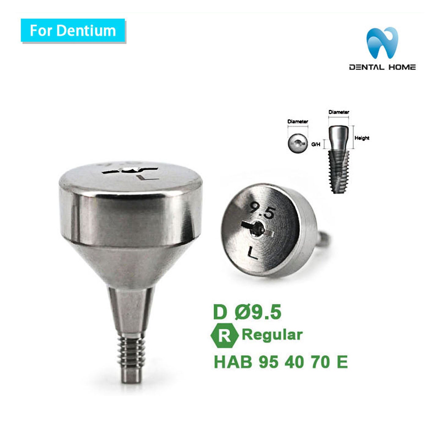 For Dentium Healing Abutment