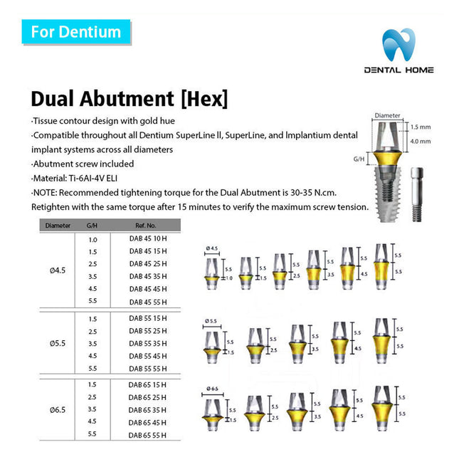 For Dentium Transfer Abutment