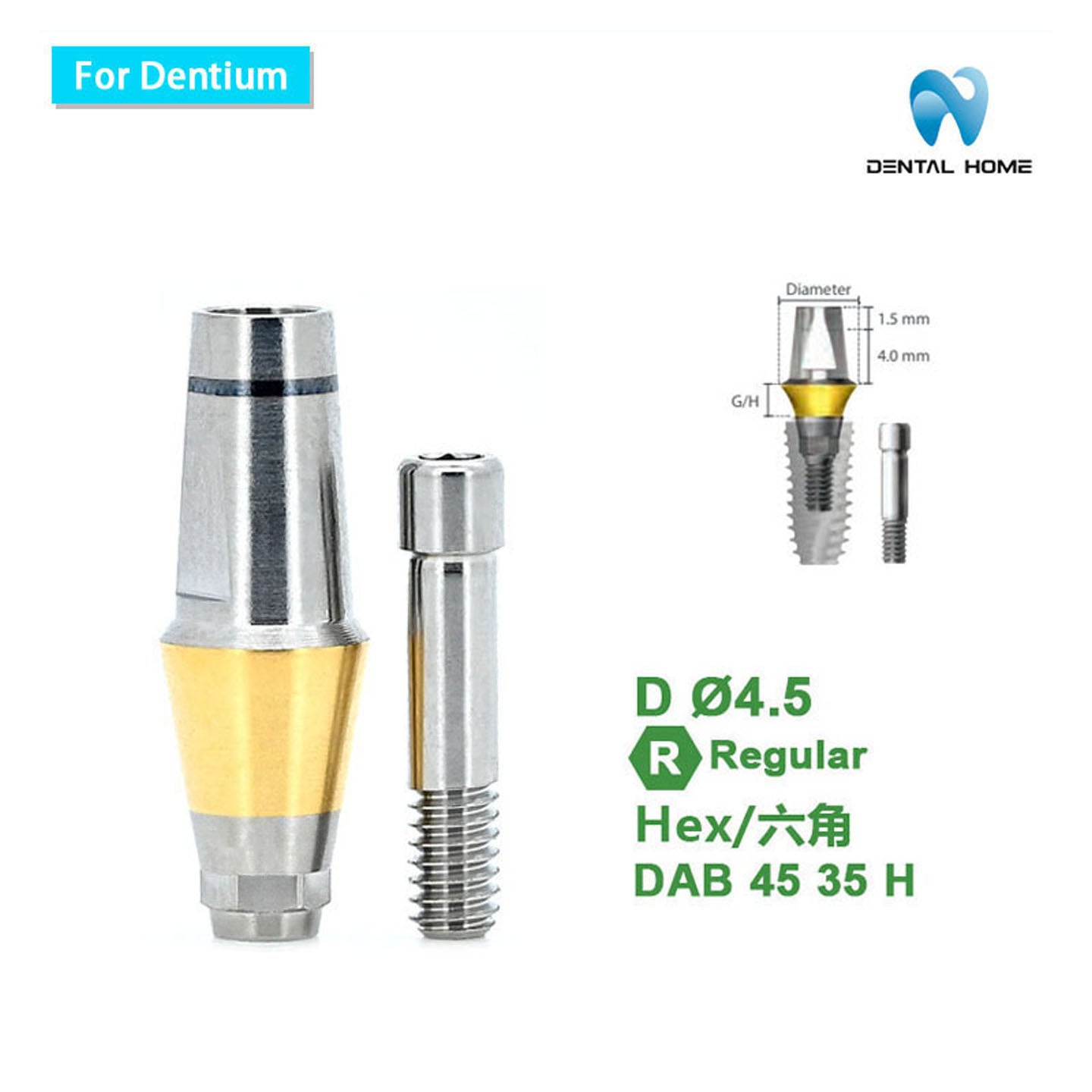 For Dentium Transfer Abutment