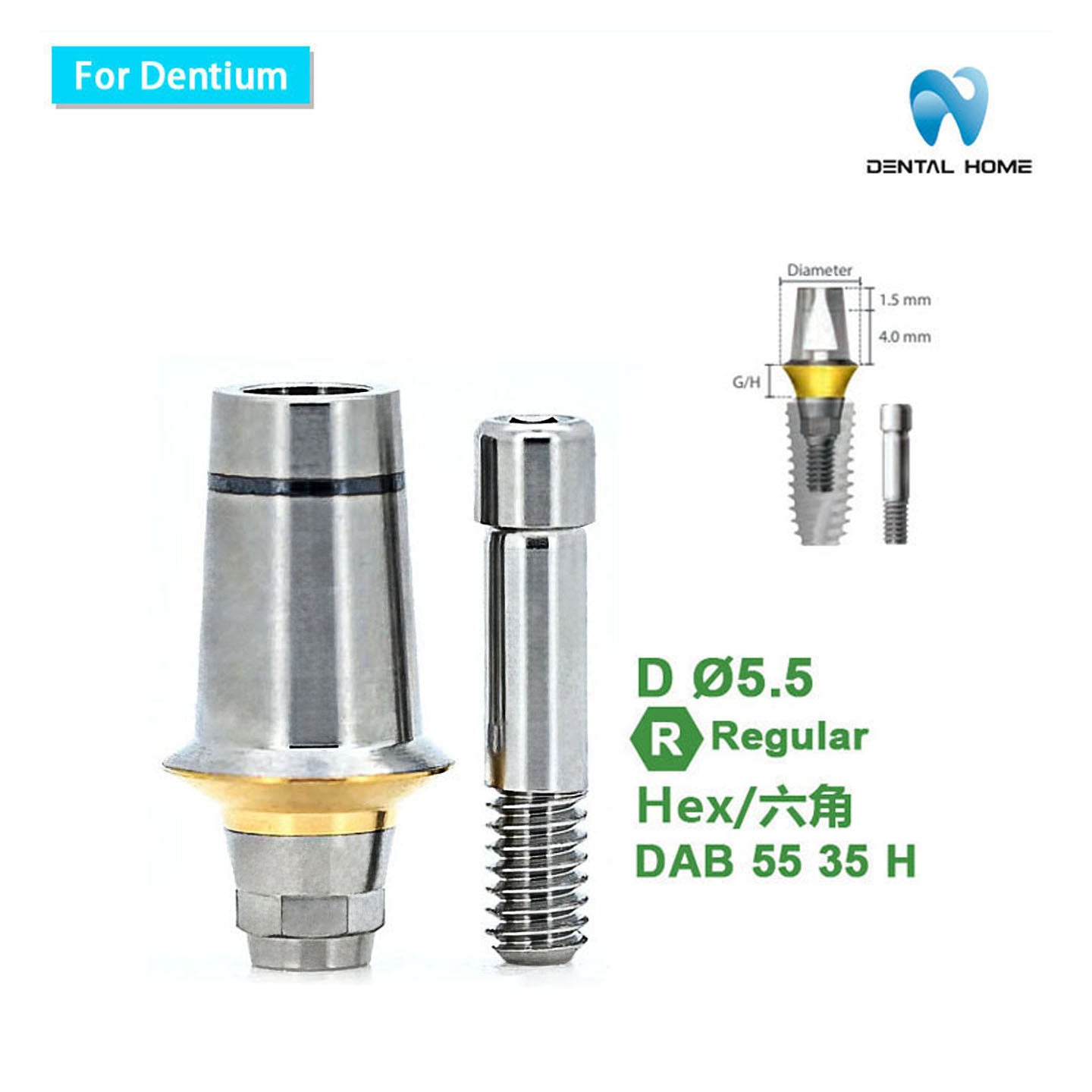 For Dentium Transfer Abutment